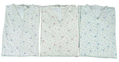 MADE IN ITALY TUTONE Pigiama Intero Anziano Manica Lunga S, Fantasia Donna - Ilgrandebazar