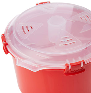 Sistema Cuociriso, Colore Rosso 2.6 L,