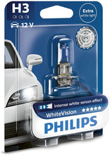Carica l&#39;immagine nel visualizzatore di Gallery, Philips 12961NBVB2 WhiteVision Effetto Xenon W5W Lampada Auto, Blister Doppio