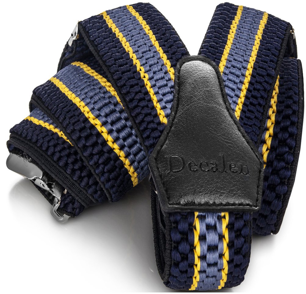 Decalen Bretelle Uomo Eleganti Extra Forte Clip Taglia Unica per Uomini e... - Ilgrandebazar