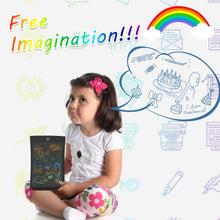 Carica l'immagine nel visualizzatore di Gallery, GUYUCOM Tavoletta per Scrittura LCD Schermo da 8,5 Pollici Schermo colorato Doodle Tavolo da Disegno Tavoletta Grafica con Pulsante di Blocco per Regalo di Compleanno per Ragazze (Nero)