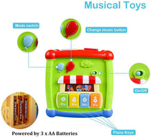 Carica l'immagine nel visualizzatore di Gallery, AiTuiTui Cubo attività Bambino, 6-in-1 Multifunzione Giochi Centri Educativi Prima Scatola di apprendimento Infanzia Giocattoli per Bambini Regalo di Natale Compleanno Standard