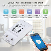 Carica l&#39;immagine nel visualizzatore di Gallery, Festnight SONOFF Smart switch Wifi Timer, 10A / 2200W Android/IOS 1pc - Ilgrandebazar