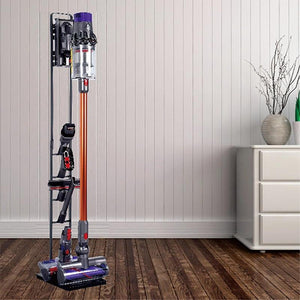 BUBM Supporto per Accessori aspirapolvere, Stand da Pavimento Nero-1 - Ilgrandebazar