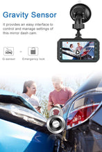 Carica l&#39;immagine nel visualizzatore di Gallery, 【2021 Nuova Versione】CHORTAU Telecamera per Auto 1080P Dashcam Auto Schermo da 3 Pollici Angolo di Ripresa da 170°, con Registrazione in Continuo, Monitor di Parcheggio
