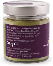 Carica l&#39;immagine nel visualizzatore di Gallery, Agrisicilia Crema Spalmabile al Pistacchio con Pistacchio Verde di Bronte Dop - 200 g