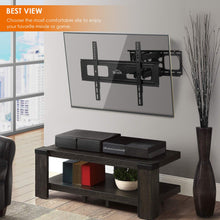Carica l&#39;immagine nel visualizzatore di Gallery, SIMBR Supporto per TV da Parete 32-70&quot; 3D QLED OLED tv, NERO
