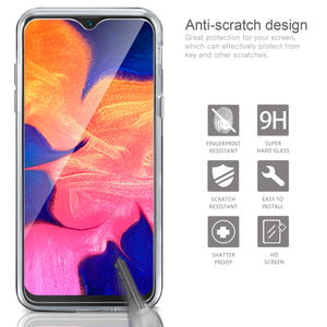 Leathlux Cover Samsung Galaxy A10 Custodia Trasparente + Pellicola chiaro - Ilgrandebazar