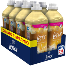 Carica l&#39;immagine nel visualizzatore di Gallery, Lenor Ammorbidente Lavatrice Concentrato, 296 Lavaggi (8 x 37), Oro e Fiori di Vaniglia, Maxi Formato, Azione Ammorbidente, Freschezza Duratura, per Tutti i Capi