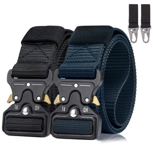 BESTKEE Cintura Tattica da Uomo 1,5" Regolabile in Nylon Stile Militare con...