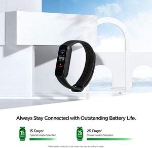 Amazfit Band 5 Smartwatch Tracker Fitness Orologio Sport Smartband con Alexa Integrato Impermeabile 5 ATM di 15 Giorni, Contapassi, Monitoraggio Frequenza Cardiaca del Sonno e della Salute Normal Nero