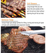 Carica l&#39;immagine nel visualizzatore di Gallery, grilljoy 25 pc 25pcs, Set barbecue 25 pezzi con impugnatura resistente - Ilgrandebazar
