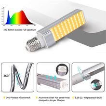Carica l&#39;immagine nel visualizzatore di Gallery, Upgrade 50w Sunlike LED Grow lampada con A - Plant Light With Timer - Ilgrandebazar