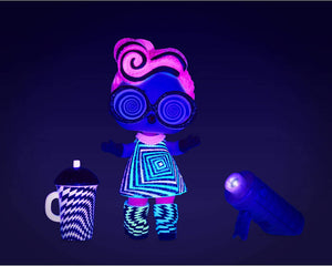 L.O.L. Surprise! Lights Glitter Doll with 8 Surprises Including Black Light Surprises