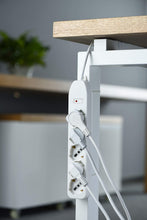 Carica l&#39;immagine nel visualizzatore di Gallery, Electraline 62064 Multipresa 5 Posti polivalenti, Colore Bianco, Cavo Bianco - Ilgrandebazar