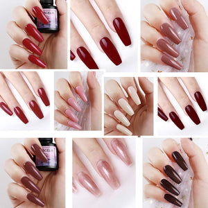 Coscelia kit 10pc semipermanenti per #10 colori+Top coat+Base coat+Matt - Ilgrandebazar