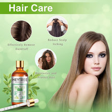 Carica l'immagine nel visualizzatore di Gallery, HEYTREE Olio essenziale dell'albero del tè 100ml per la cura della pelle e dei capelli - caldo, speziato, profumo di canfora che aiuta a sollevare gli spiriti - Diffondere per purificare l'aria spray