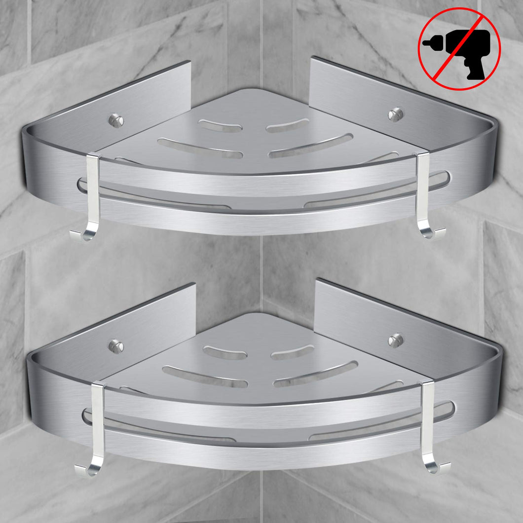 XLHOMO Mensola angolare per doccia da 81,3-309,9 cm, bianca, antiruggine, senza trapano, per bagno, vasca da bagno, lavabo, organizer doccia regolabile con 4 ripiani stabili e barre per asciugamani XLHOMO Mensola angolare per doccia da 81,3-309,9 cm, bianca, antiruggine, senza trapano, per bagno, vasca da bagno, lavabo, organizer doccia regolabile con 4 ripiani stabili e barre per asciugamani