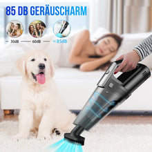 Carica l'immagine nel visualizzatore di Gallery, Aspirapolvere Auto Potente, Aspirapolvere portatile 10000 Pa Wet and Dry con luce LED, Aspirabriciole Senza Fili Potente con Batteria Ricaricabile da 6000 mAh, 12V 120W Aspirapolvere a Batteria