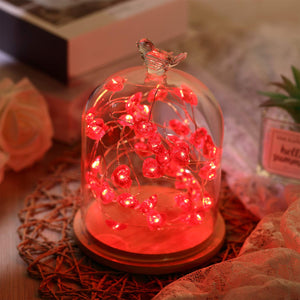 Luci della Stringa del Cuore, 10ft 40 LED Batteria Decorazione Di San... - Ilgrandebazar