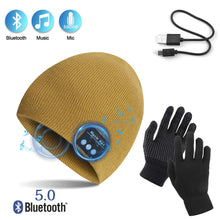 Carica l&#39;immagine nel visualizzatore di Gallery, TAGVO Bluetooth V5.0 Beanie con Guanti Touchscreen Set, addensata Inverno... - Ilgrandebazar