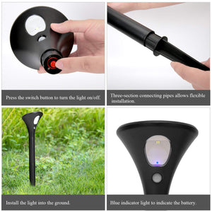 Luce Solare Giardino Led Esterno, Sensore di Movimento [2 Pezzi] Lampade 181 - Ilgrandebazar