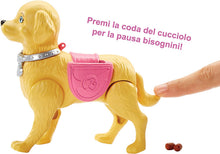 Carica l'immagine nel visualizzatore di Gallery, Barbie-A Spasso coi Cuccioli con Cagnolino Che Fa i Bisogni e Accessori, Multicolore, DWJ68