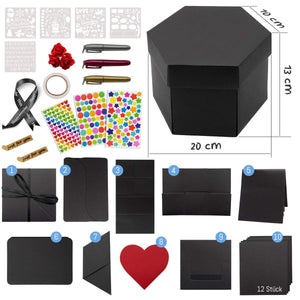 Ideen mit Herz Scatola a sorpresa in carta kraft 12,5 cm x 12 Ideen mit Herz Scatola a sorpresa in carta kraft 12,5 cm x 12