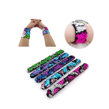 Carica l'immagine nel visualizzatore di Gallery, Wohlstand Bracciali,Paillettes Bracciale Slap31*3cm,Magic Paillettes I...