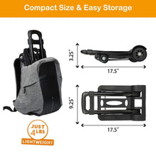 Carica l&#39;immagine nel visualizzatore di Gallery, Carrello a mano pieghevole,70Kg/155lbs portautensili solido 4 Wheels - Ilgrandebazar