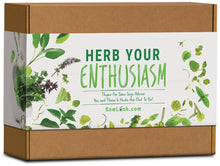 Carica l&#39;immagine nel visualizzatore di Gallery, Sow Lush Herb Your Enthusiasm, Kit Regalo con Semi, 6 deliziose varietà di... - Ilgrandebazar