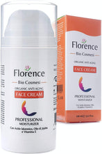 Carica l'immagine nel visualizzatore di Gallery, VINCITORE 2020 BIO*●Crema Viso Acido Ialuronico Puro 100 ml BIOLOGICA+Ingredienti ANTIRUGHE●Crema Idratante Notte per Collo, Décolleté e Contorno Occhi con Vit C+E - VEGANA e Illuminante●Made in Italy