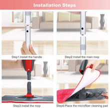 Carica l&#39;immagine nel visualizzatore di Gallery, Winpok Lavapavimenti a Spruzzo, Spray Mop Scopa a Rosso - Ilgrandebazar