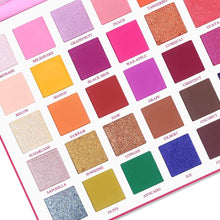 Carica l'immagine nel visualizzatore di Gallery, UCANBE Palette di ombretti Nudo brillante Ombretto perlescente Trucco alto pigmentato Luccichio opaco Glitter metallizzato Neutro Drammatico Liscio Miscelabile Lunga durata 30 colori Ombretto Trucco