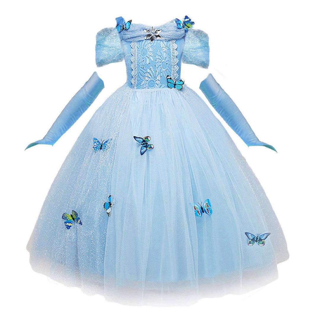NNDOLL Cenerentola Vestito Costumi Carnevale Bambina Bimba Principessa... - Ilgrandebazar