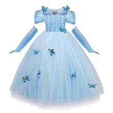 Carica l&#39;immagine nel visualizzatore di Gallery, NNDOLL Cenerentola Vestito Costumi Carnevale Bambina Bimba Principessa... - Ilgrandebazar