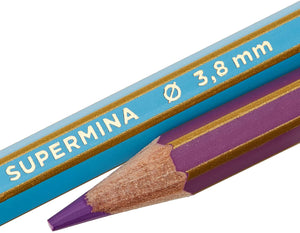 Giotto Supermina 36 pastelli a colori, assortiti, 36 Pezzi