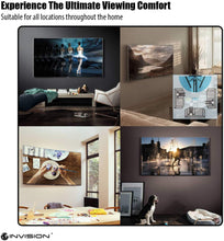 Carica l&#39;immagine nel visualizzatore di Gallery, Invision Supporto TV - Ultra Sottile L / Inclinabile e Girevole, Nero - Ilgrandebazar