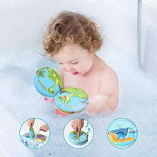 Carica l'immagine nel visualizzatore di Gallery, BeebeeRun Baby Bath Toy Giocattolo da Bagno di Dinosauro con Dino Bath Libro Fontana di Dinosauro Giocattolo da Bagno Gioco per Bambini Bambini Ragazzi Ragazze 1 2 3 4 Anni
