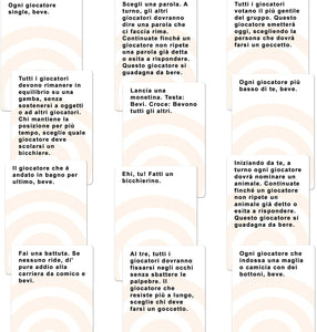 Sbronzati Con Queste Carte - Gioco di Carte Alcolico per Feste tra Adulti