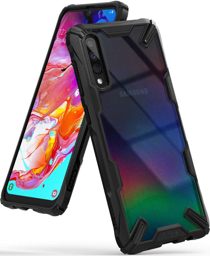 Ringke Fusion-X Progettato per Custodia Galaxy A70 Protezione Shock Black - Ilgrandebazar