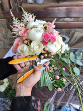 Carica l&#39;immagine nel visualizzatore di Gallery, GRÜNTEK Forbici da Potatura Bonsai Fiori Rose Giardino 170 mm, Verde, Giallo - Ilgrandebazar