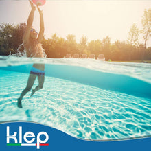 Carica l'immagine nel visualizzatore di Gallery, KLEP - ANTIALGA - ANTIALGHE SANIFICANTE SCHIARENTE AZZURRANTE per Piscina E Spa No Schiuma (5 LT)