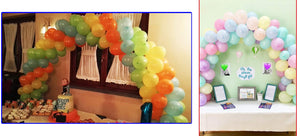 PILIN Kit Arco Palloncino Bianco per Diverse Dimensioni del Tavolo