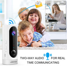 Carica l&#39;immagine nel visualizzatore di Gallery, Lemnoi Telecamera di Videosorveglianza Batteria Wifi senza Fili, Bianco - Ilgrandebazar