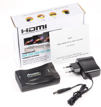 Carica l'immagine nel visualizzatore di Gallery, AMANKA Convertitore SCART a HDMI Adattatore Audio Stereo HD Video Composito per SKY HD Blu Ray DVD TV PS3(NON CONVERTE IL SEGNALE DA HDMI a SCART)