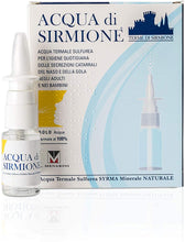 Carica l&#39;immagine nel visualizzatore di Gallery, Acqua di Sirmione | Ideale per naso chiuso. Può essere utilizzata con spray nasale o in aerosolterapia. Prodotto 100% naturale, adatto per adulti e bambini. 6 Flaconcini da 15 ml.