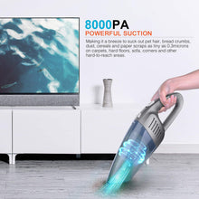 Carica l'immagine nel visualizzatore di Gallery, Aspirapolvere Senza Fili, Temfly Aspirabriciole 8000PA Aspirapolvere Portatile 2200mAh Aspirapolvere per Auto con Filtro HEPA Lavabile, Aspirabriciole Senza Fili Umido e Asciutto Adatto a Casa e Auto