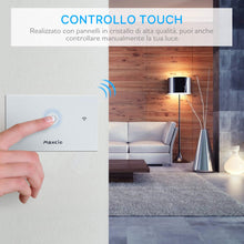 Carica l&#39;immagine nel visualizzatore di Gallery, Interruttore Smart, Maxcio Alexa della Luce, Switch Wifi 1 Gang - Ilgrandebazar
