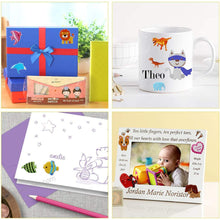 Carica l'immagine nel visualizzatore di Gallery, Vicloon Adesivi per Bambini 500+ Adesivi 3D, Puffy Adesivi per Regali Gratificanti Scrapbooking Inclusi Animali, Pesci, Dinosauri, Numeri, Frutta, Camion, Aeroplani e Altro(22 Fogli) 22pcs Multicolore